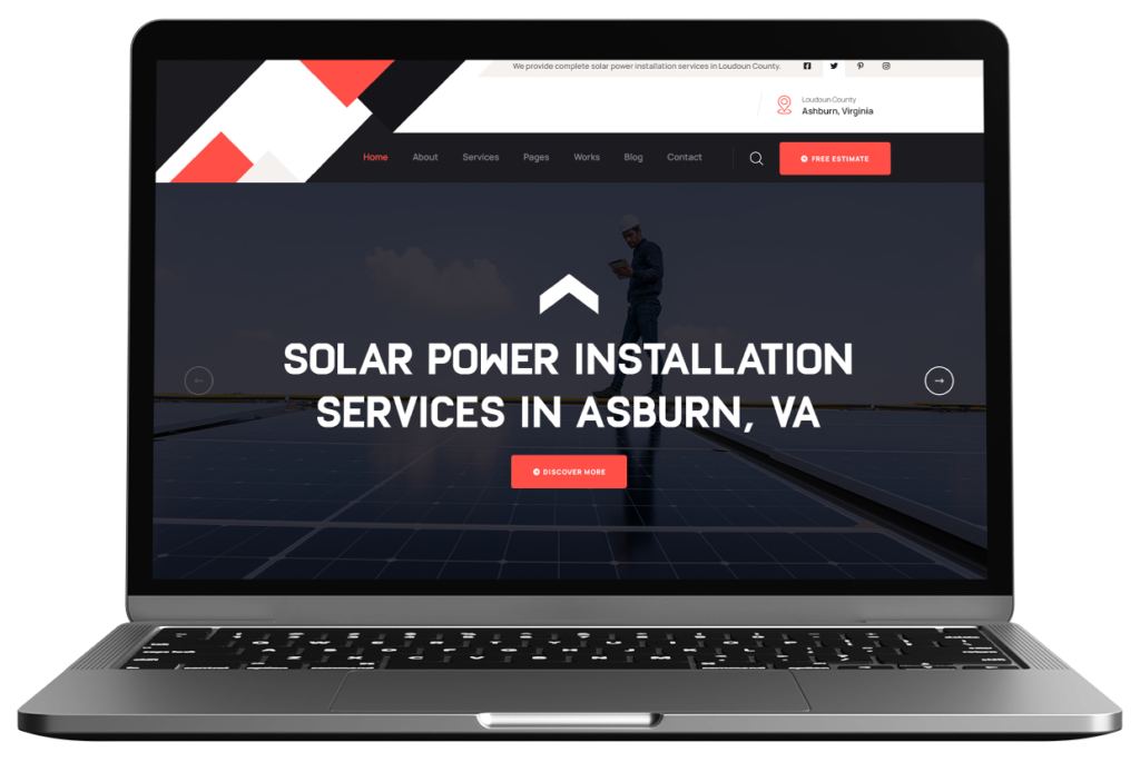 Software Solutions For All - Solar Power Installation and Sales Website